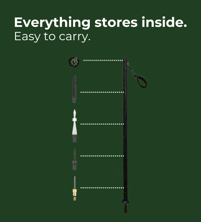 TrailForce™ Hiking Stick