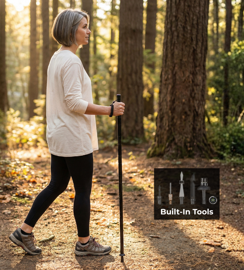 TrailForce™ Hiking Stick